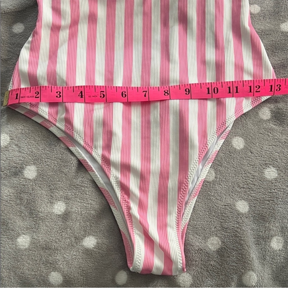 SHEIN | Women’s Size S Pink&White Striped Swimsuit - Picture 5 of 7